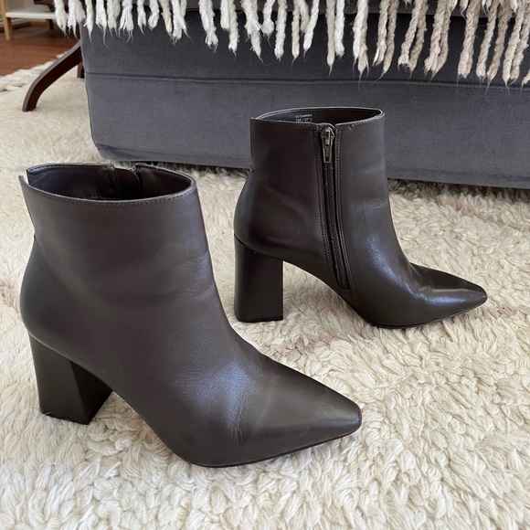 Vince Camuto Leather Ankle Boots - Picture 3 of 7